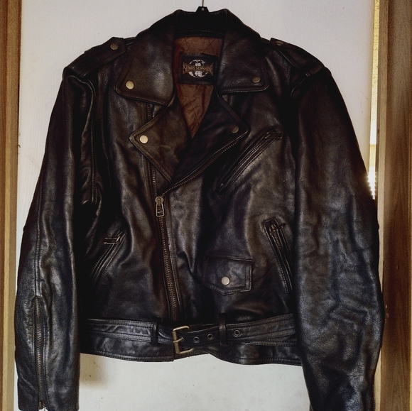 Men's Leather Jacket - Picture 2 of 5